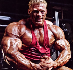 Dennis Wolf has just about all the carbs and creatine stuffed into his muscles that he can.