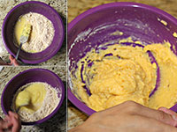 ULC Cheesy Jalapeno Biscuits Recipe Step 4: Mix wet and dry ingredients