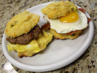ULC Breakfast Sandwiches Recipe Step 5: Eat up!